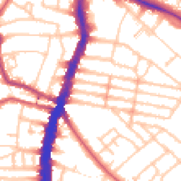 Daytime road noise heatmap for SW2 3BG