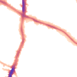 Night-time road noise heatmap for SW2 3TB