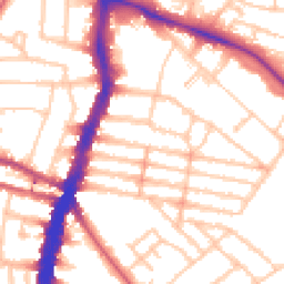 Daytime road noise heatmap for SW2 3TU