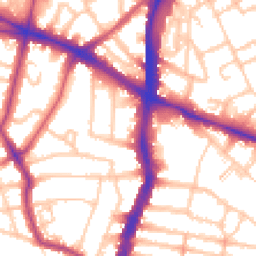 Daytime road noise heatmap for SW2 4AE