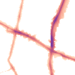 Night-time road noise heatmap for SW2 4ER