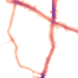 Night-time road noise heatmap for SW2 4HD