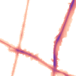 Night-time road noise heatmap for SW2 4JS