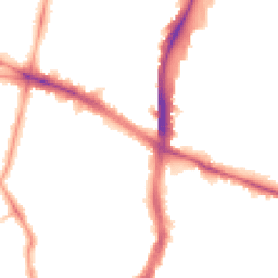 Night-time road noise heatmap for SW2 4PY