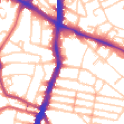 Daytime road noise heatmap for SW2 4TH