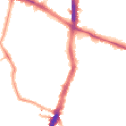 Night-time road noise heatmap for SW2 4XJ