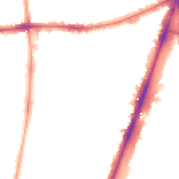 Night-time road noise heatmap for SW2 5HY