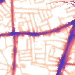 Daytime road noise heatmap for SW2 5TH