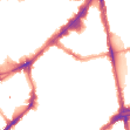 Night-time road noise heatmap for SW3 1AB