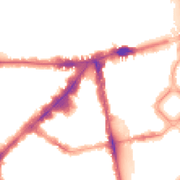 Night-time road noise heatmap for SW3 1AP