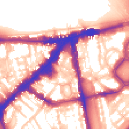 Daytime road noise heatmap for SW3 1AX