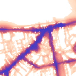 Daytime road noise heatmap for SW3 1BW