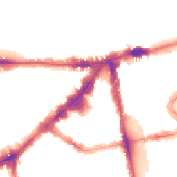 Night-time road noise heatmap for SW3 1DB