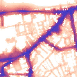 Daytime road noise heatmap for SW3 1HW