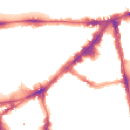 Night-time road noise heatmap for SW3 1HX