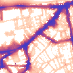 Daytime road noise heatmap for SW3 1LA