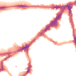 Night-time road noise heatmap for SW3 1LA