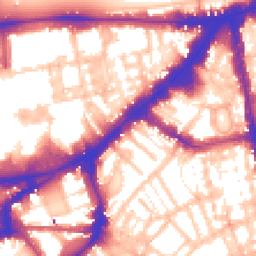 Daytime road noise heatmap for SW3 1LB
