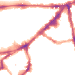 Night-time road noise heatmap for SW3 1LB