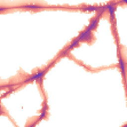 Night-time road noise heatmap for SW3 1LE