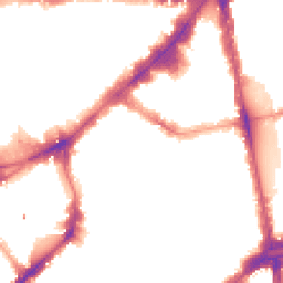 Night-time road noise heatmap for SW3 1LJ