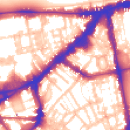 Daytime road noise heatmap for SW3 1LT