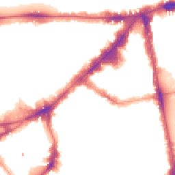 Night-time road noise heatmap for SW3 1LT