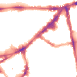 Night-time road noise heatmap for SW3 1LU