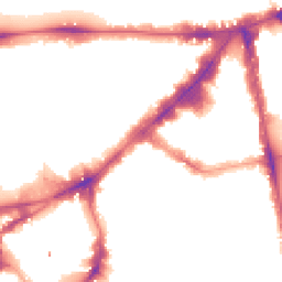 Night-time road noise heatmap for SW3 1NE