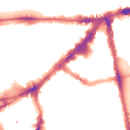 Night-time road noise heatmap for SW3 1NF