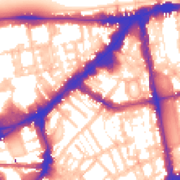 Daytime road noise heatmap for SW3 1NQ