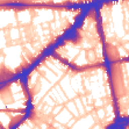 Daytime road noise heatmap for SW3 1NU