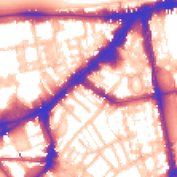 Daytime road noise heatmap for SW3 1NY