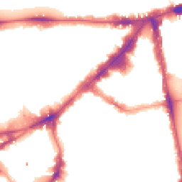 Night-time road noise heatmap for SW3 1NZ