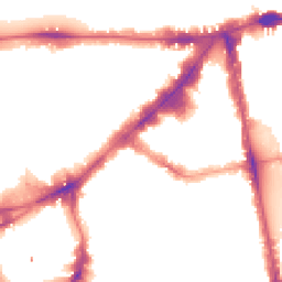 Night-time road noise heatmap for SW3 1PN