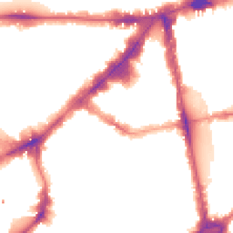 Night-time road noise heatmap for SW3 1PR