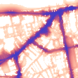Daytime road noise heatmap for SW3 1PU