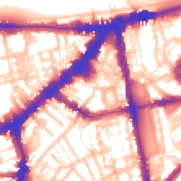 Daytime road noise heatmap for SW3 1RH