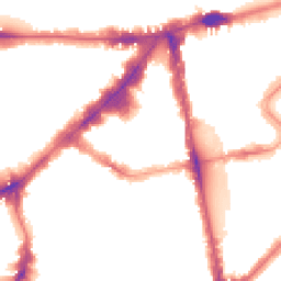 Night-time road noise heatmap for SW3 1RJ