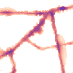 Night-time road noise heatmap for SW3 1RT