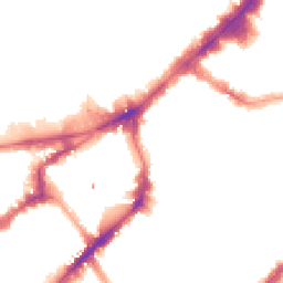Night-time road noise heatmap for SW3 2DE