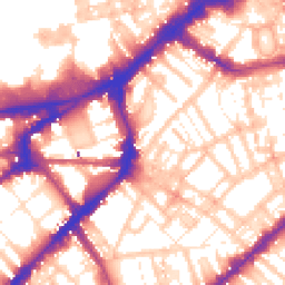 Daytime road noise heatmap for SW3 2EA