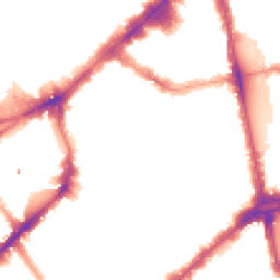 Night-time road noise heatmap for SW3 2JA