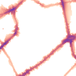 Night-time road noise heatmap for SW3 2NS
