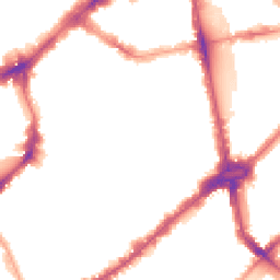 Night-time road noise heatmap for SW3 2QH