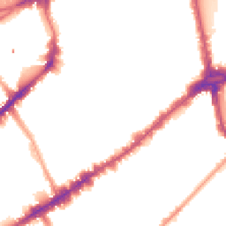 Night-time road noise heatmap for SW3 3HX