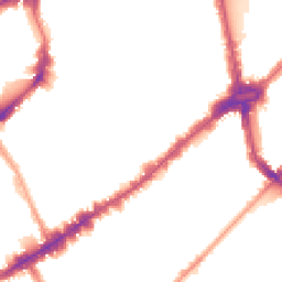 Night-time road noise heatmap for SW3 3JD