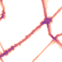 Night-time road noise heatmap for SW3 3NG