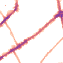 Night-time road noise heatmap for SW3 3NP
