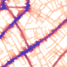 Daytime road noise heatmap for SW3 3RT